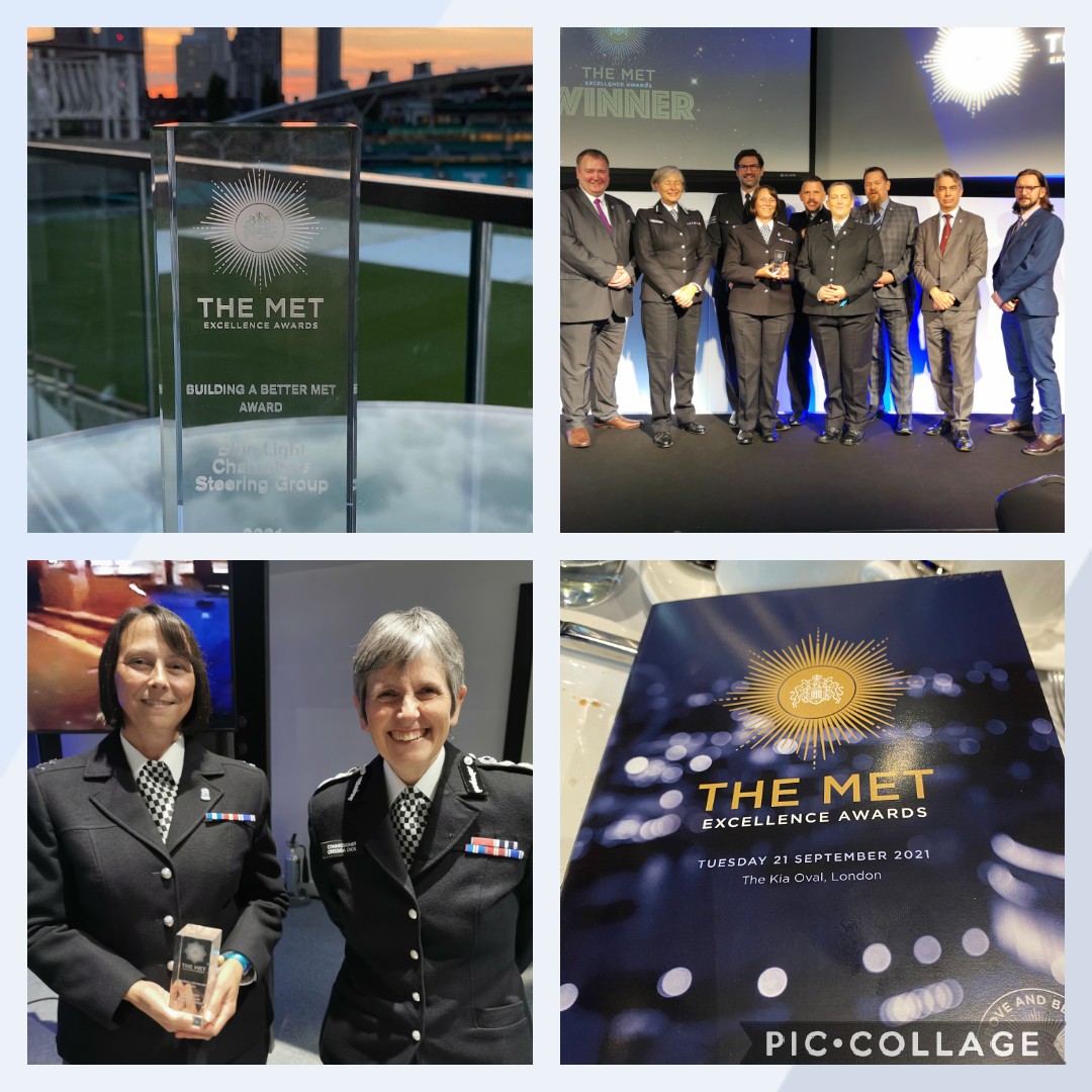 HelenFu04401248's tweet photo. Immensely proud to be part of the Blue Light Champions Steering Group who won the "Building a Better Met Award"  for making significant progress in improving our culture in terms of equality, diversity and inclusion.
A milestone for the Met, this brings hope for the future. https://t.co/9poPBw41V9