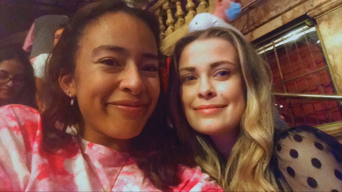 sophia_mooree's tweet photo. back in my favourite place seeing my favourite show with my bestie! today was a dream 💗💕 https://t.co/3KGy5mBTDA
