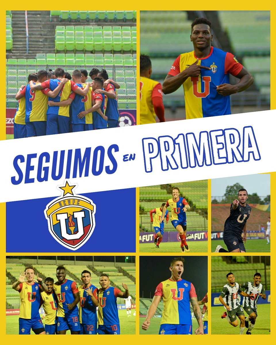 Representar con honor a nuestra UCV ✅
Permanecer en primera ✅
Luchar hasta el final ✅

¡No vamos a parar hasta que esto acabe! 😠👊🏽🤘🏽

¡U, U, UCV! ⚽🎓

#VenceremosLaSombra🌟💙❤️