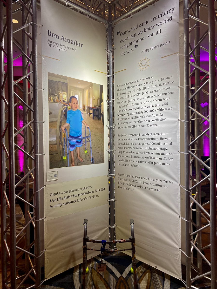 LiveLikeBella's tweet image. This year we created an exhibit as a way to show the different aspects of the childhood cancer journey - a special tribute to those who have passed, fighters, and our survivors. 
.
.
.
#BellasBall2021 #LiveLikeBella  #ChildhoodCancerAwareness
