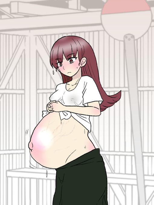 🔞傘を忘れたbtOIさん、バス停で雨宿りをするの図 