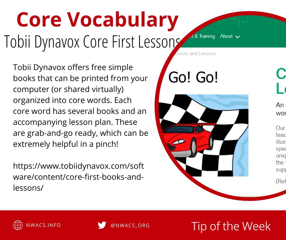 Our theme for the month of October is Core Vocabulary. Our bonus tip of the week is the Tobii Dynavox Core First Lessons and Books. Check it out!
tobiidynavox.com/software/conte…