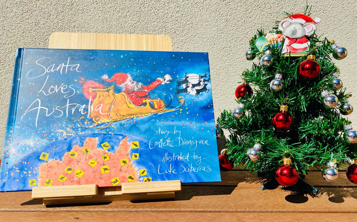 I love Christmas and today was the perfect excuse to dig into the box of decorations as the first Christmas book arrived in the mail 🎅🇦🇺<a href="/SimonSchusterAU/">SimonSchusterANZ</a> <a href="/ColletteDin/">Collette Dinnigan</a> #lukesciberras #santalovesaustralia <a href="/TheCBCA/">The CBCA</a> #australiareads #christmasbooks #readingrocks #edutwitter #aussieED
