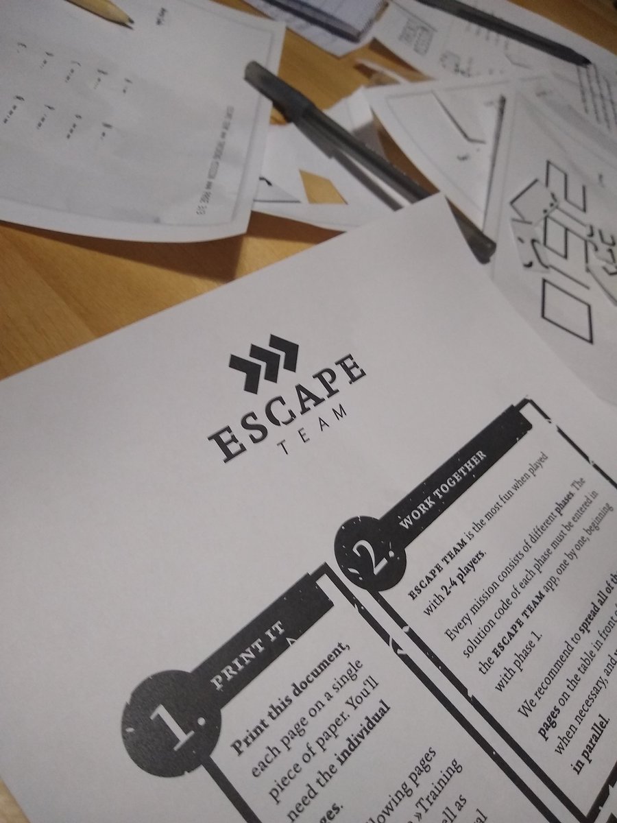 BMainville's tweet photo. #EscapeTeam assemble! https://t.co/OU5IxPrt9e