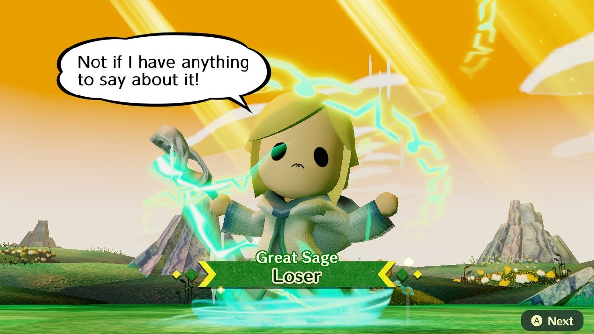 EmiChan62416757's tweet photo. Great Sage Loser is here #Miitopia #NintendoSwitch #loifyleaf #bfdi #cute #kawaii #tpot #loser #two #loify https://t.co/Xcz2M77AAS