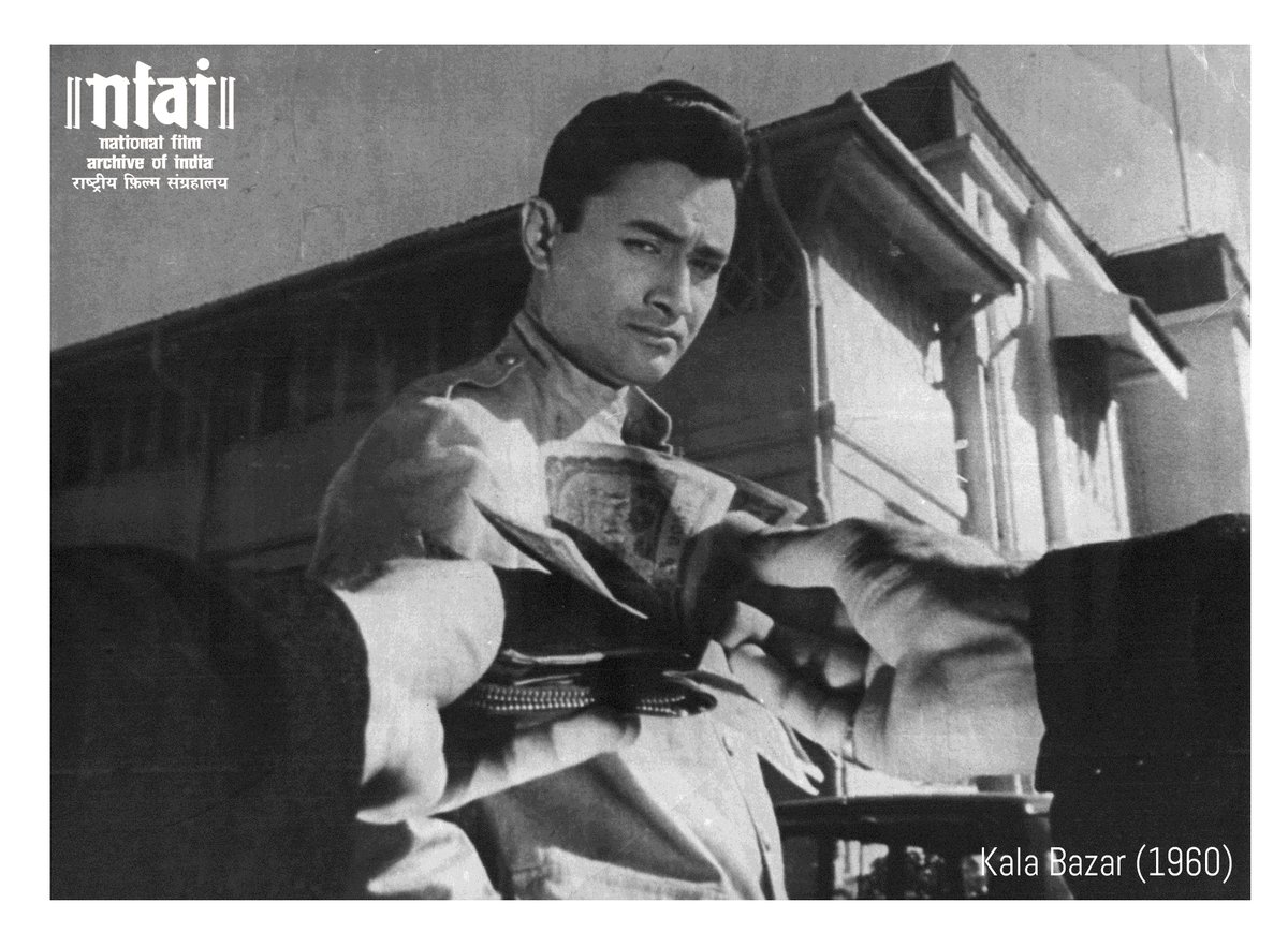 NFAIOfficial's tweet photo. #DevAnand is evergreen in the memory of Indian cinema lovers for his charming on-screen presence and urbane-suave style. Remembering the stalwart on his birth anniversary today.
Seen here in Vijay Anand’s #KalaBazar (1960). https://t.co/wu32TA4bQy