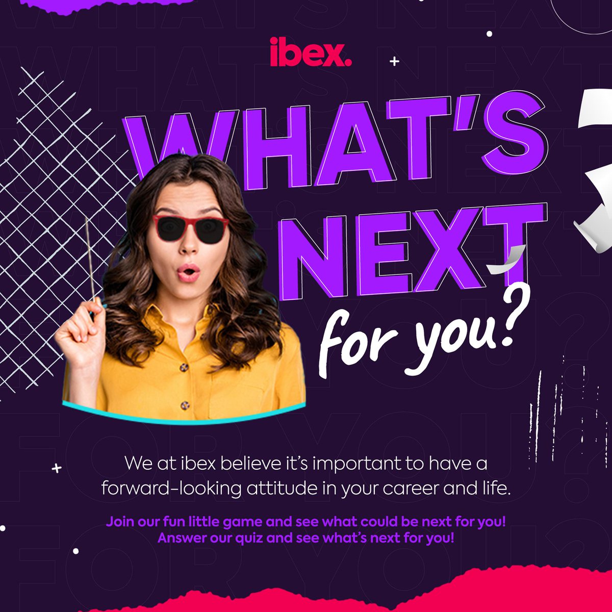 ibexglobalserv1's tweet photo. JOIN our FUN game and see what could be next for you! Answer our short quiz and share the results!

Click on the link to reveal what's next! 😊

FUN Link: https://t.co/EELFU5zCaU https://t.co/koXYyobUx7
