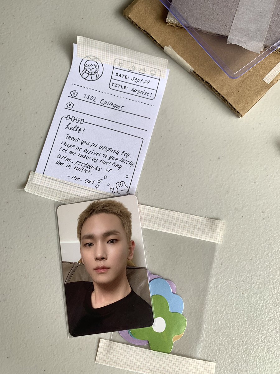 gureumdubutokki's tweet photo. Look who arrived just before his concertπ Kibum TSOL Epilogue is finally home.
Thank you so much @ltm_cart for letting me adopt him and packaging him wellβ€οΈ
#ltm_feedbacks https://t.co/cFCWgkMi3m