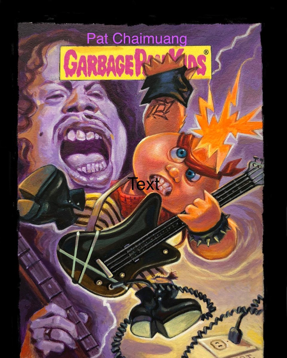 PatChaimuang's tweet photo. #gpk #wackypackages #art #handpainted https://t.co/pK54lfhFj5