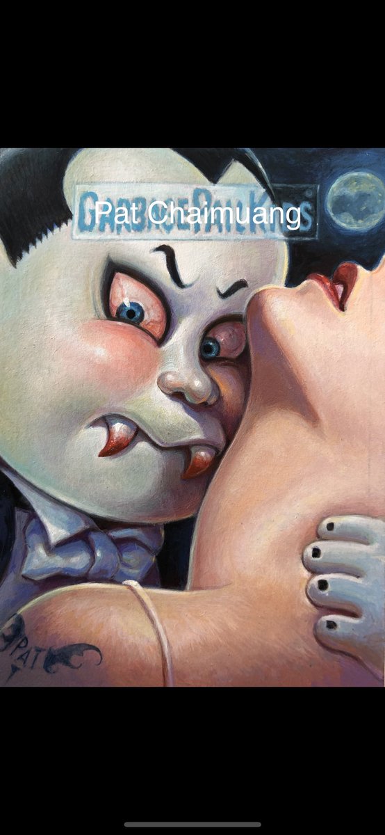 PatChaimuang's tweet photo. #gpk #wackypackages #art #handpainted https://t.co/pK54lfhFj5