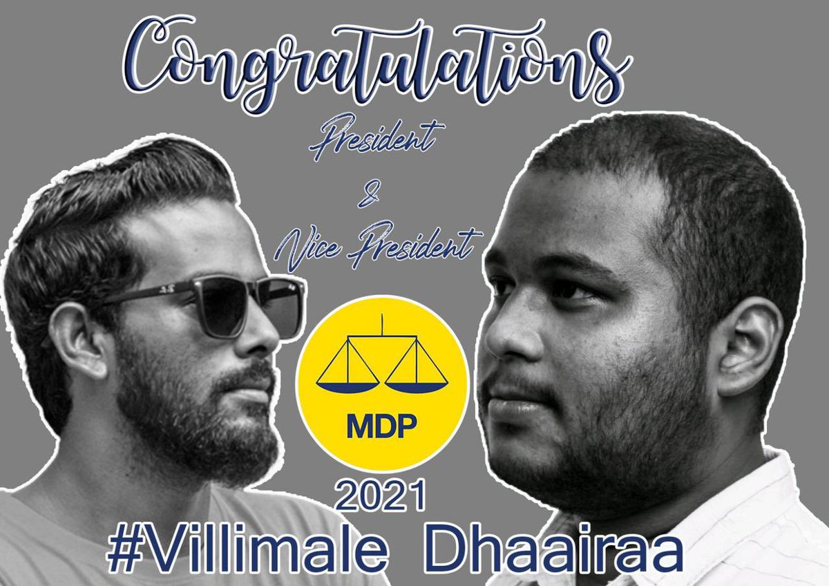 JazeeraaBAtoll's tweet photo. Congratulations @FirzulF https://t.co/h5EugLyYvq