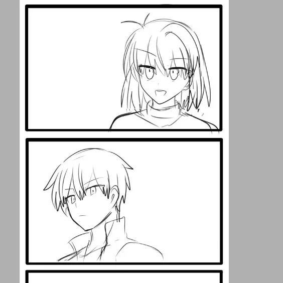 全力で顔だけ漫画になる 