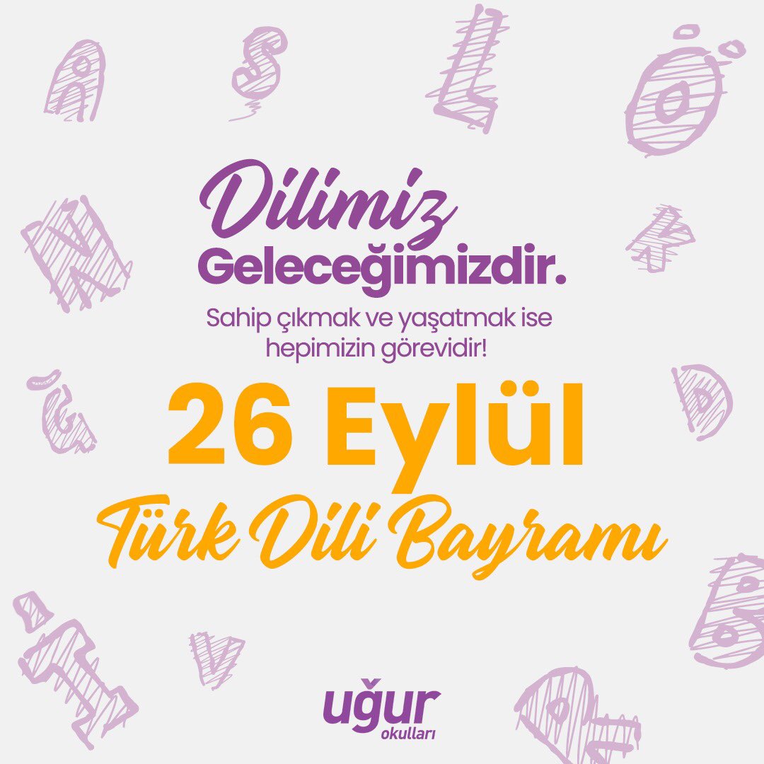 Dilimiz geleceğimizdir. Sahip çıkmak ve yaşatmak ise hepimizin görevidir!

#26EylülTürkDiliBayramı kutlu olsun! 🇹🇷