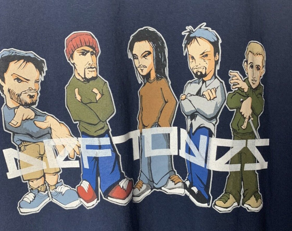 Edgy 2000s Cartoon Band Shirts https 