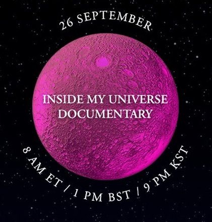 btschartsxdaily's tweet photo. 7 hours until "Inside #MyUniverse Documentary" 🛸 https://t.co/6pzJvPD1Ju