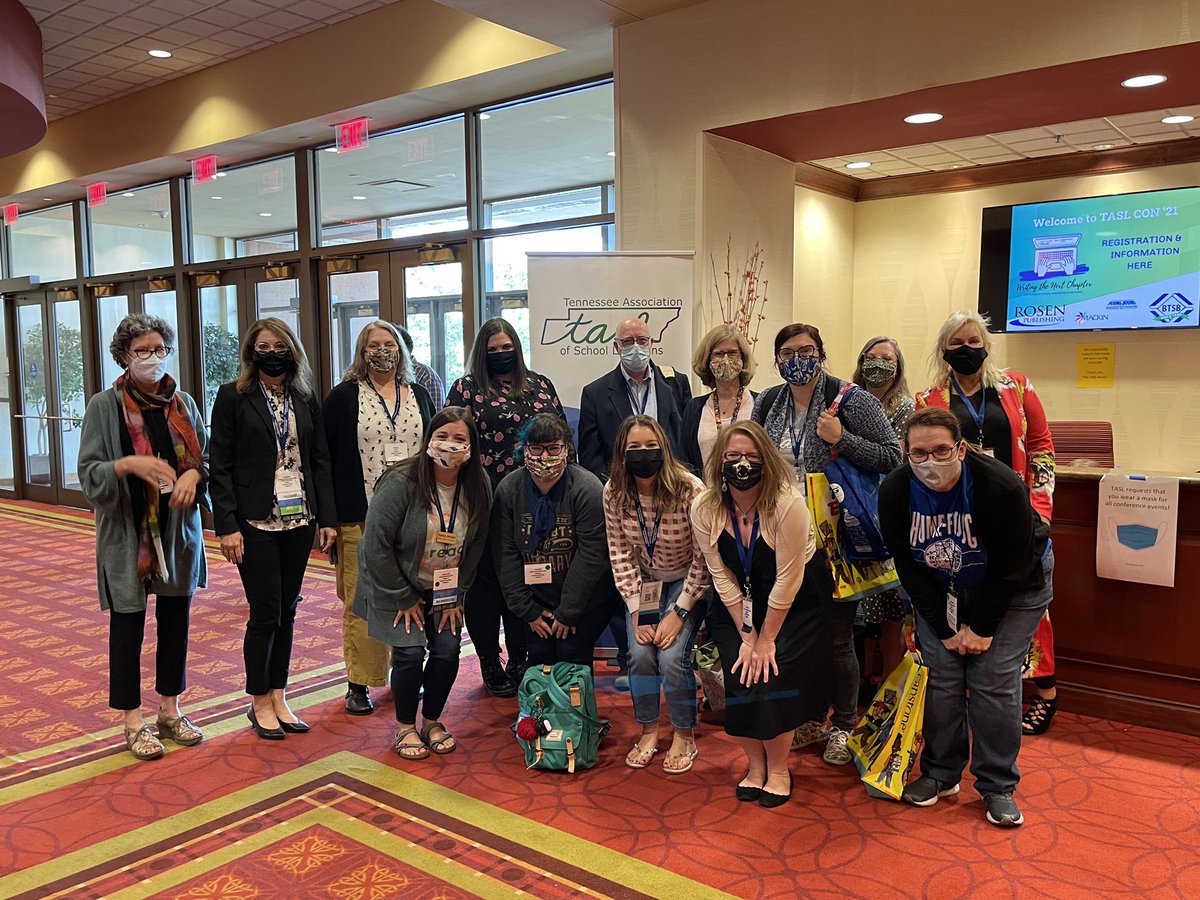 LindsKimery's tweet image. Team MNPS shined at #TASLCon21! We are super lucky to have so many talented school librarians! We had a great time learning together! #mnpslibhack