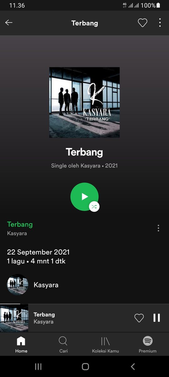 Single anyar kasyara band TERBANG sudah rilis digitalnya
Spotify dan joox
Yuuuk cek this song