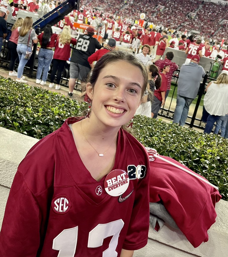 Rachelcavallo's tweet photo. #rolltide https://t.co/xk7840bNjh