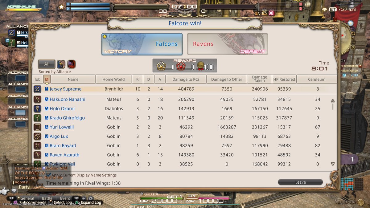 audreyotherway's tweet photo. @ffxivpvprevival I don't usually pilot but I was doing work in a Cruise Chaser this match #FFXIVRobots https://t.co/nI3jhrx2tm