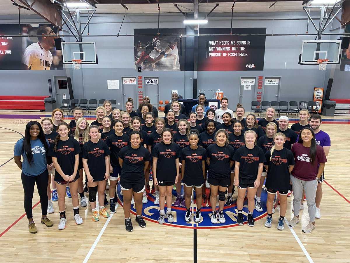We had an incredible event with our ladies. Lots of fun, lots of energy, lots of competition!!

Thank you to our amazing staff and <a href="/CoachStark_22/">DaShaun Stark</a> @jessaguilar_11 <a href="/CoachBradford21/">Nick Bradford</a> @PgCameronn @HLBATaylor <a href="/__TRobinson/">T</a> <a href="/Chassss24/">chasidee</a> <a href="/gage_jensen42/">Gage Jensen</a> <a href="/Ssiler3/">Sean Siler</a> 
#ArkansasBasketballCombine