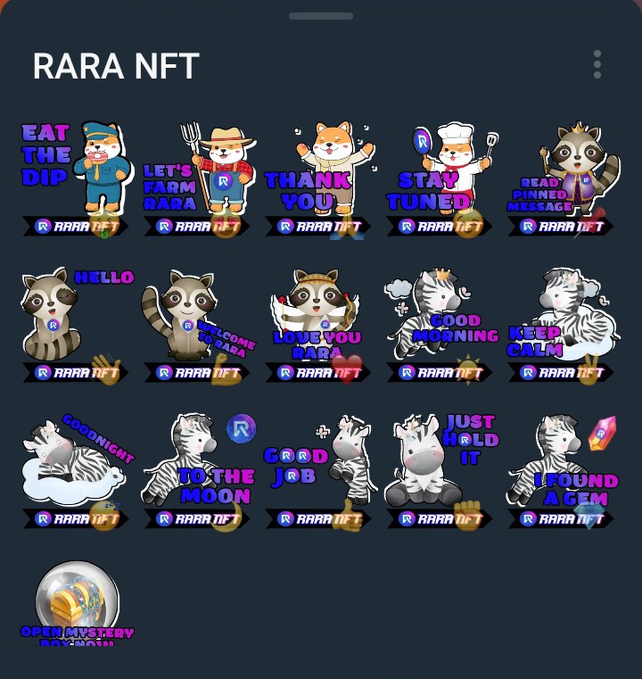 che_lzan's tweet photo. @RARA_NFT My stickerpack entry to this great project ππ π
https://t.co/G2s99oiKHz
#RARAStickerContest #RARANFT #RARA
$RARA #NFT #NFTs #MemeContest #Memes #Stickers https://t.co/108ucYNOpc