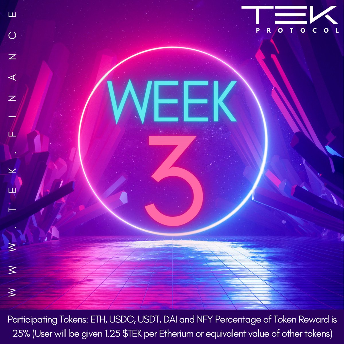 Why $TEK? Because you want a long term ETH position that makes you money while growing with time, that's why $TEK.

New to the discussion? Get caught up now @ TEK.finance. Bonus rewards are 25% for just a few more days. Don't miss the boat on this one.

$NFY $BPT $TEK