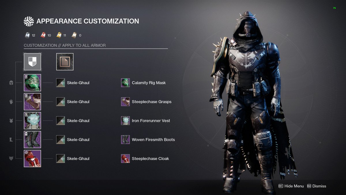 HydrochloricAc6's tweet photo. @DestinyTheGame #ThreadsOfLight I'm loving the skele-ghaul look https://t.co/MkpJiSTFeH