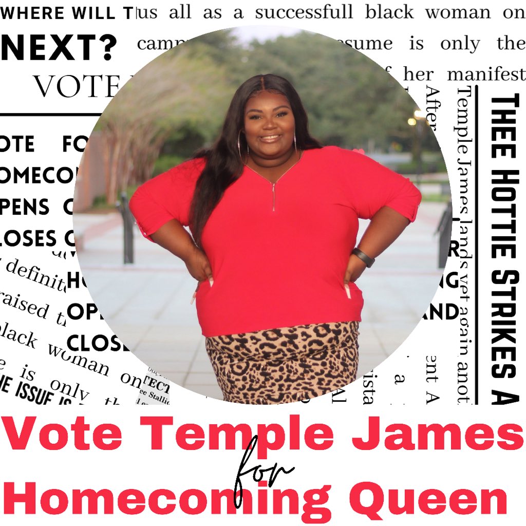 templetheequeen's tweet photo. Good News for South Alabama students: Thee Hot Girl Temp is running for your 2021-22 Homecoming Queen 👑 https://t.co/rC8OiYrYYv