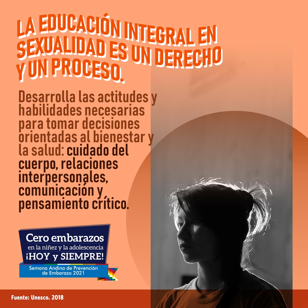 Cristandreslr's tweet photo. La Educación Integral en Sexualidad me da opciones y poder de decisión. Por eso hoy decimos: más oportunidades de participación a adolescentes y jóvenes para lograr #CeroEmbarazoAdolescente #SemanaAndina https://t.co/W13QPSsUGf