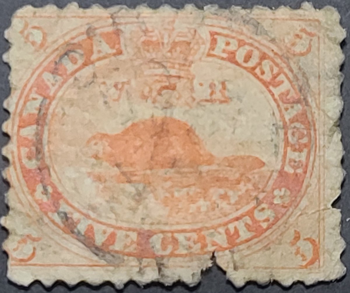 PostalPleasures's tweet photo. I know it's in cull condition but I was excited to find this Canadian Scott# 15 in the dregs of a 4 pound box of Kiloware. I am sure some would bin this stamp but I will appreciate it as a placeholder for now!

#philately https://t.co/5WUk6QlK3b