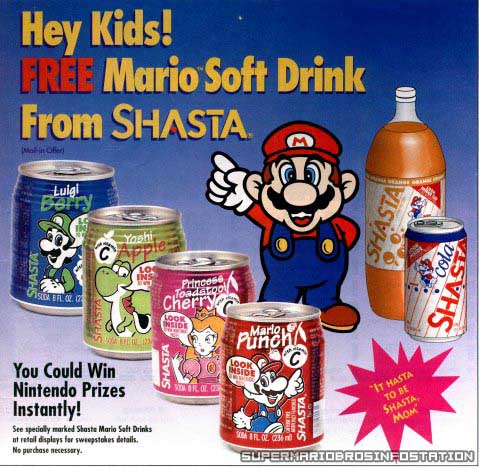 @DinosaurDracula That sounds really good not nearly enough apple flavored soda out there

Last time I remember having an apple soda were this Mario Shasta minicans in the 90s