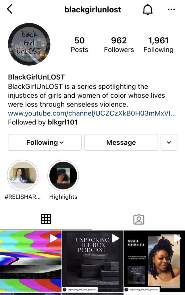 imavenusgirl's tweet photo. Show support for #BlackFemicide and follow these pages on Instagram!
🤎🤎🤎🤎🤎🤎🤎🤎🤎
#MissingBlackWomen #Every6Hours #Every3Hours #SayHerName https://t.co/N9z82dcLC5