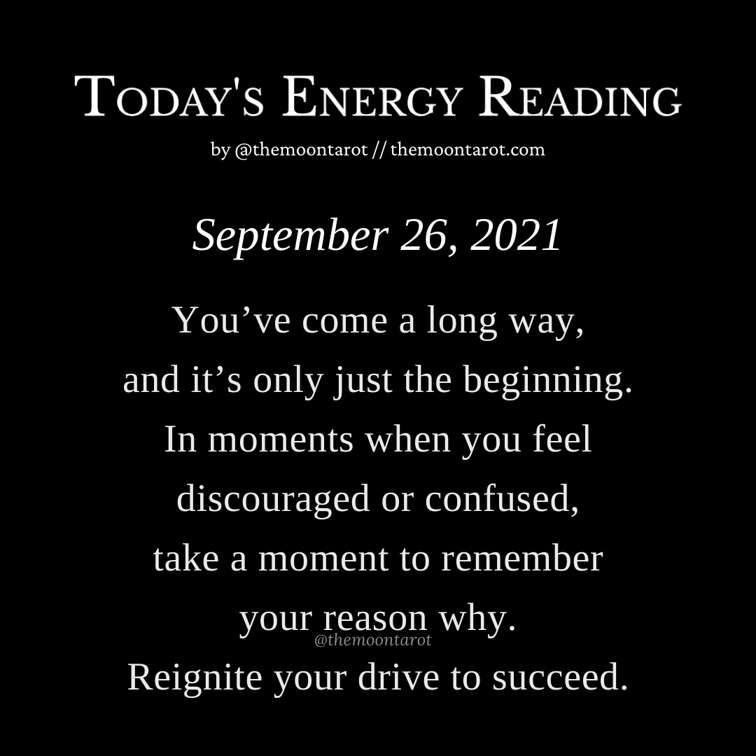 themoontarot_'s tweet photo. Today's Energy Reading: September 26th, 2021 https://t.co/SxC16OCJcY
