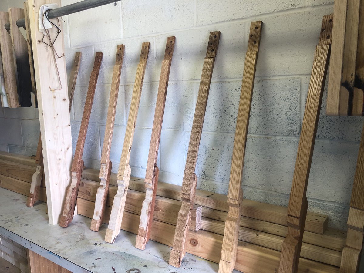 EAHSTech_Ed's tweet photo. EASD students in the guitar class started making their Etown Blue Box guitars last week. This past week were able to get the necks finished. Hopefully, next week we can get the boxes completed and attached. Once they are done, the class will move into making the electronics. https://t.co/AYruqQk6z3