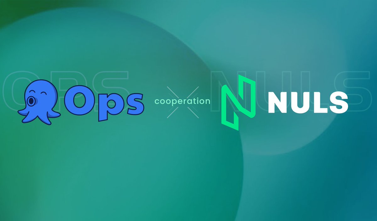 OPS_SocialNFT's tweet photo. 🥳So glad to share that Ops reaches strategic cooperation with NULS
@Nuls
NULS is an open-source, enterprise-grade, adaptive blockchain platform that offers fast-track business solutions for developers. https://t.co/bwmG0MTgJH
#NULS #Ops
#DeFi #NFT #SoicalFi https://t.co/H8MpQ3zcdg