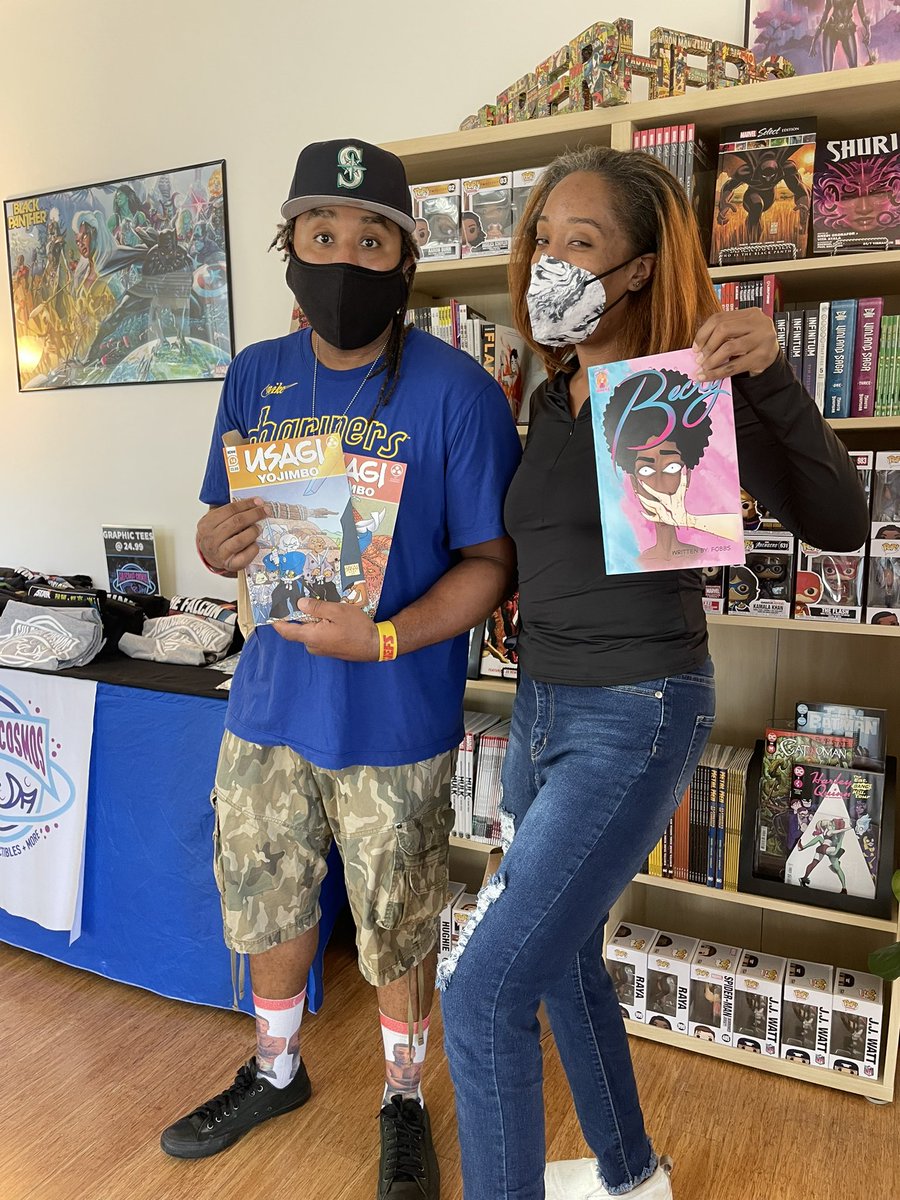 gcccomics's tweet photo. WELCOME TO THE COSMOS !!! When you think you’re taking your brother to the comicbook shop and you end up buying a comic for yourself!!! Had fun chopping up about comics and movies and true crime with these two siblings!
#gulfcoastcosmos #ForTheComics #ForTheCulture https://t.co/6DoujsaM9L