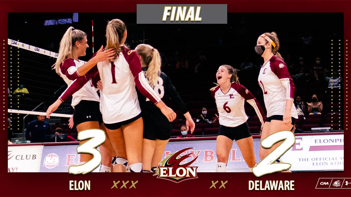 Elon wins the fifth set, 17-15 as the Phoenix improves to 3-0 in #CAA play! 👏👏👏

#phoenixrising #ElonVB