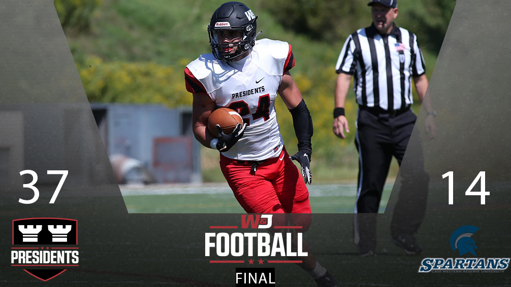 A FINAL FROM CLEVELAND

#11 W&amp;J - 37
Case Western Reserve - 14

#PrezPride #d3fb #pacfb