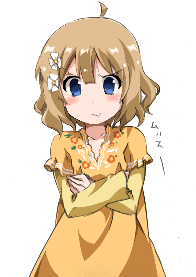 周防桃子 「落書き ムスッとする桃子 #ミリシタ #imas_ml 」|train@5/28ISF_E44のイラスト