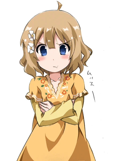 落書き ムスッとする桃子 #ミリシタ #imas_ml 