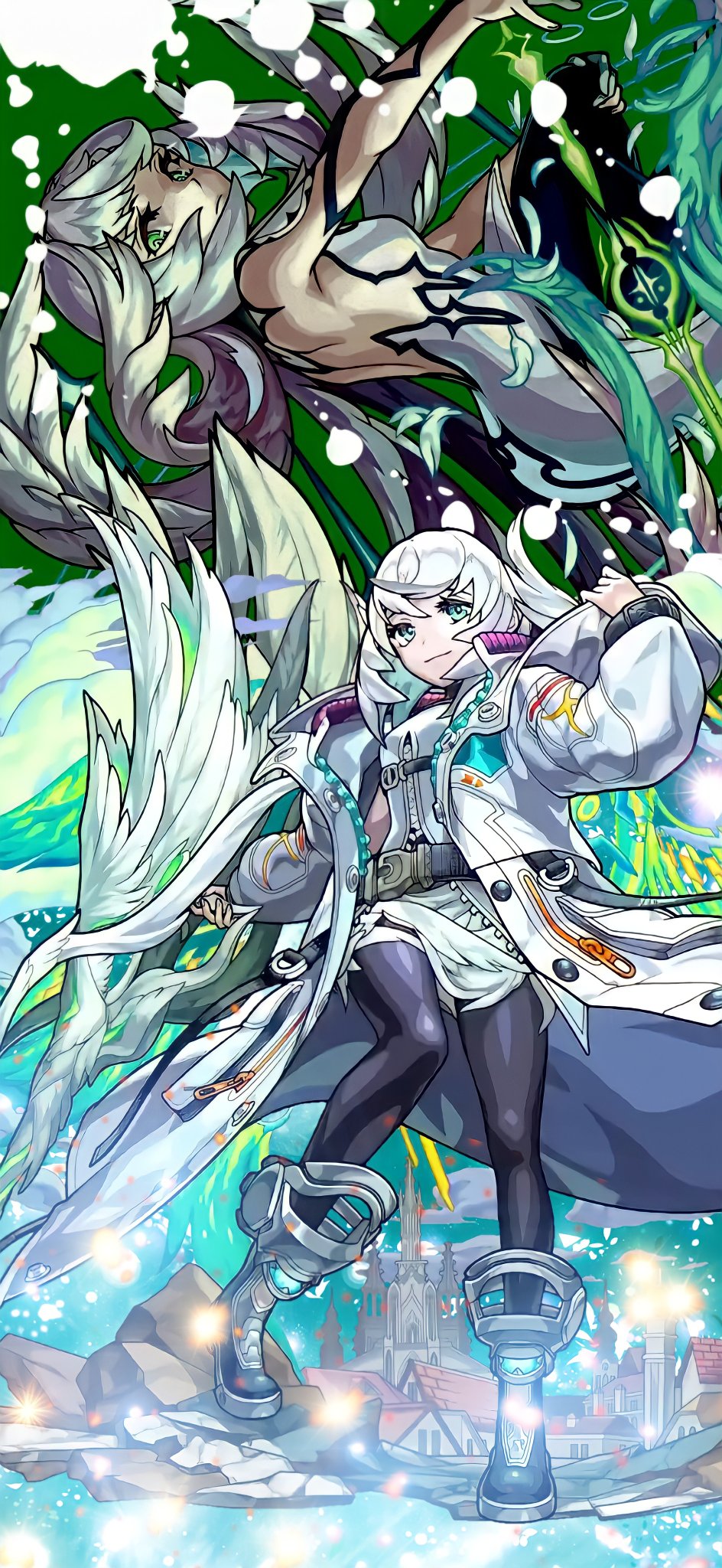 ﾓﾝ垢 まえㄘん 超獣神祭 新キャラ カノン 木属性でも光と闇があるキャラ 壁紙1枚に収めるの難しかったけど いい感じに出来たかも ๑ ᴗ و ﾖｼ ヘッダーも作ったので良ければお使いください モンスト モンスト好きと繋がりたい まえちん加工画