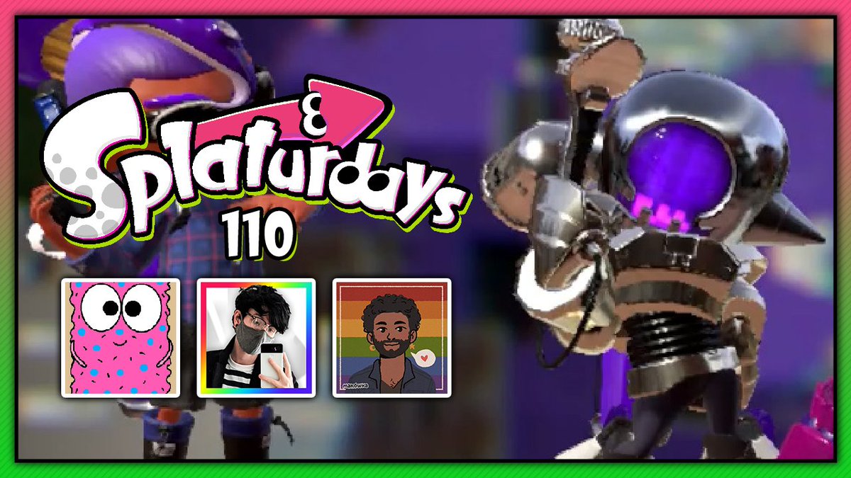 ThomasJAshwell's tweet photo. Episode 110 of #Splaturdays is out now! We're playing #TurfWar with @FirePopTart, @Eyrie_ and @nova_tweets_xx! https://t.co/Uyz7I0OLuB https://t.co/1BEfQKiyT2