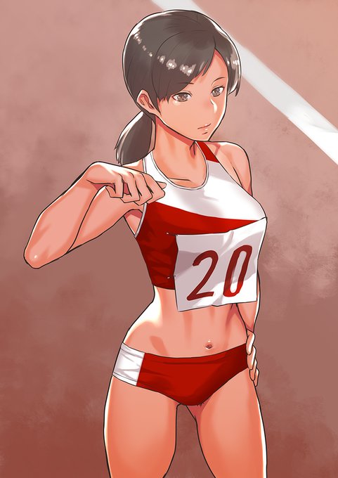 陸上女子よいよねという絵です('ω`) 