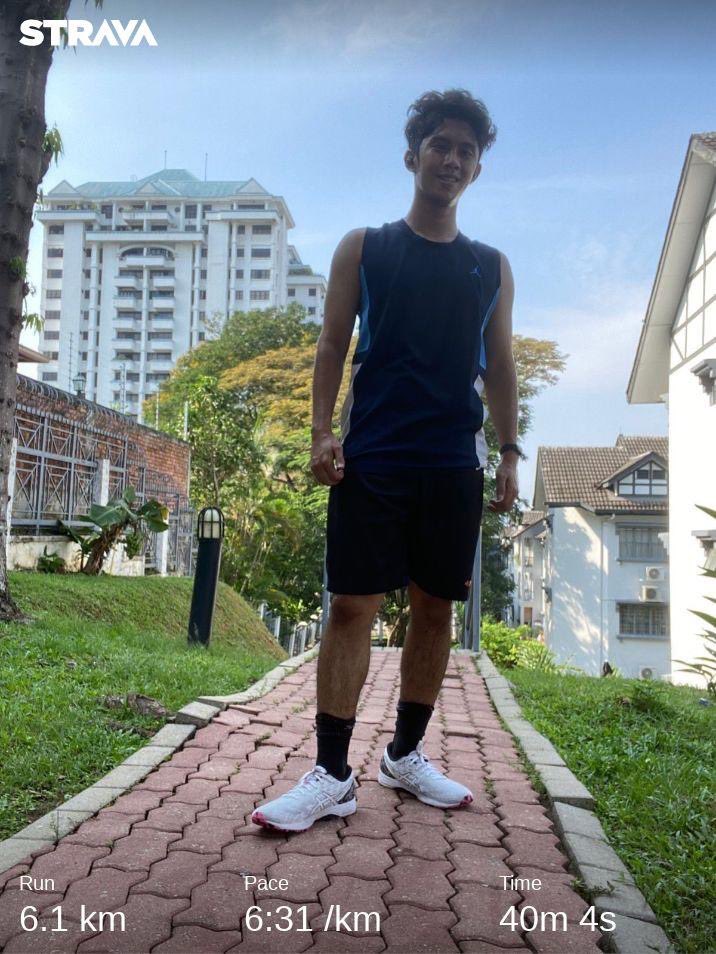 dnlabrr's tweet photo. Forced myself to #GetUpAndRun https://t.co/d2ogQiA61J