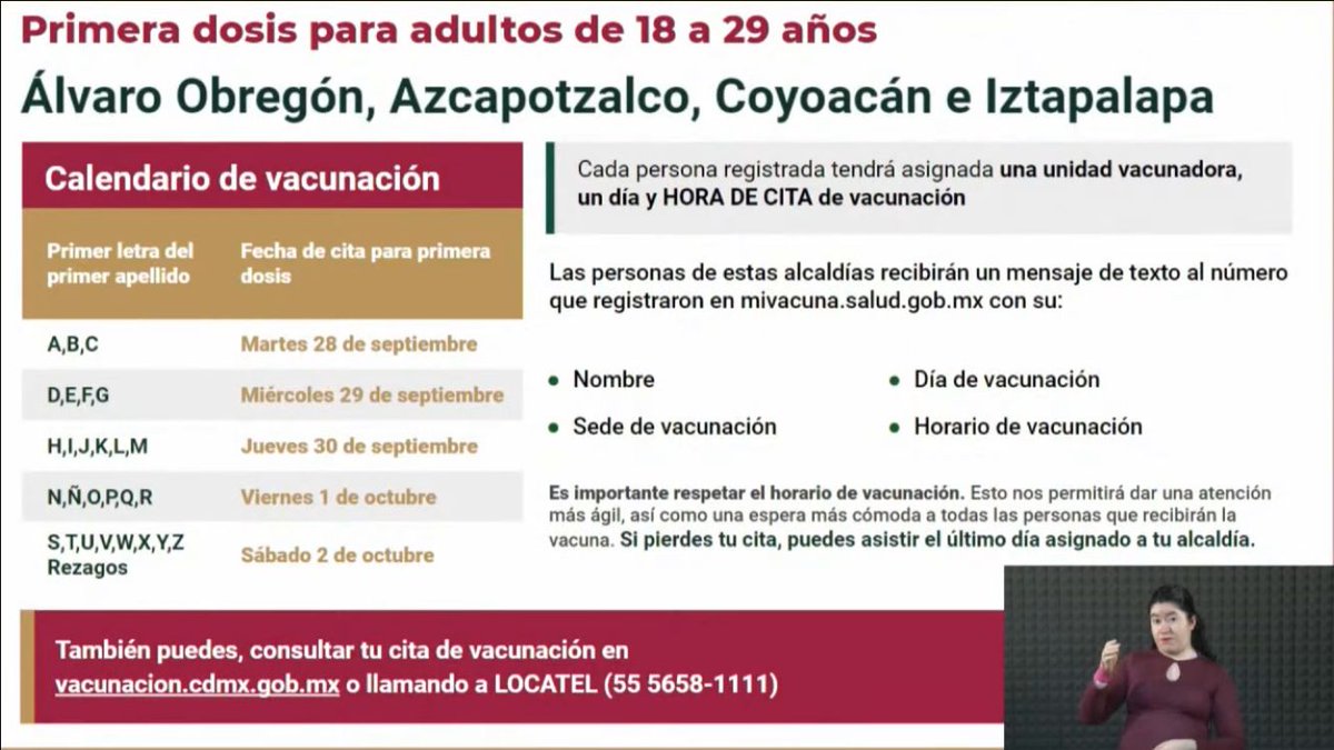 closeandsolve's tweet photo. 🧵3/4 💉#Vacunación #VacunaCOVID19 #VacunaFest
CDMx:
- #1eraDosis de #SputnikV a personas de #18a29 en #ÁlvaroObregón, #Azcapotzalco, #Coyoacán e #Iztapalapa. https://t.co/OYCeaIk08l