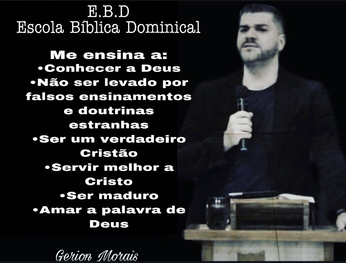 gerionmorais's tweet photo. #vemPraEBD https://t.co/RESBu2Ro90
