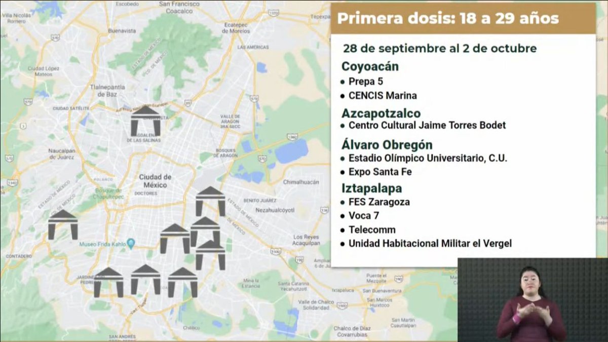 closeandsolve's tweet photo. 🧵3/4 💉#Vacunación #VacunaCOVID19 #VacunaFest
CDMx:
- #1eraDosis de #SputnikV a personas de #18a29 en #ÁlvaroObregón, #Azcapotzalco, #Coyoacán e #Iztapalapa. https://t.co/OYCeaIk08l