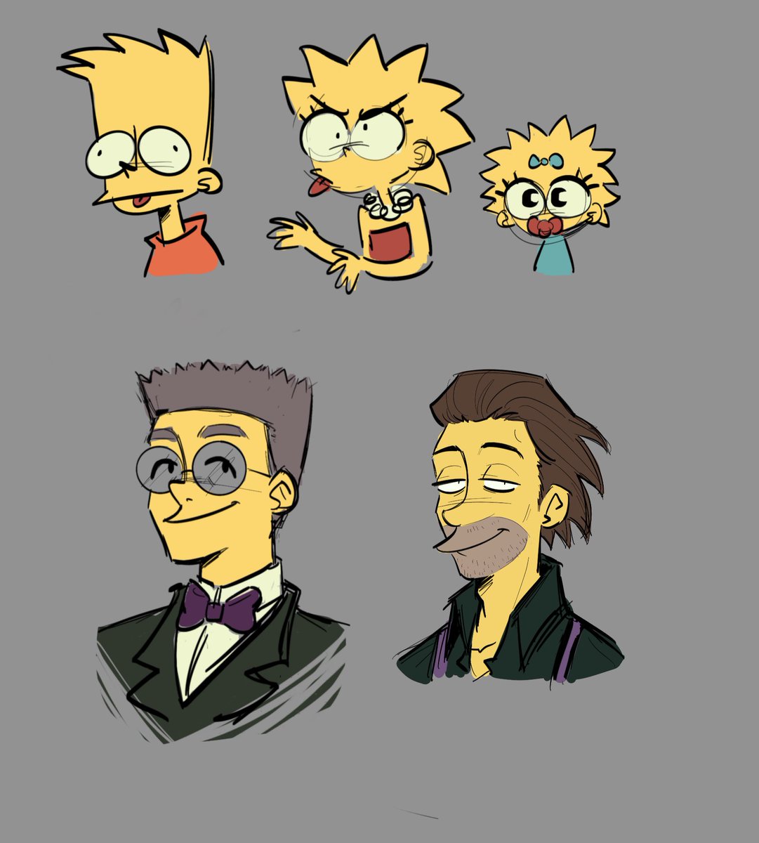 thank you everyone who came to the 20k insta livestream!!!! i had a blast taking your requests and collaboratively designing a new little pet passion which is an edgy future bartman look 😈 you guys are wonderful 💜🖤💜🖤💜🖤 