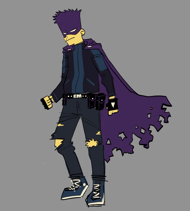thank you everyone who came to the 20k insta livestream!!!! i had a blast taking your requests and collaboratively designing a new little pet passion which is an edgy future bartman look 😈 you guys are wonderful 💜🖤💜🖤💜🖤 
