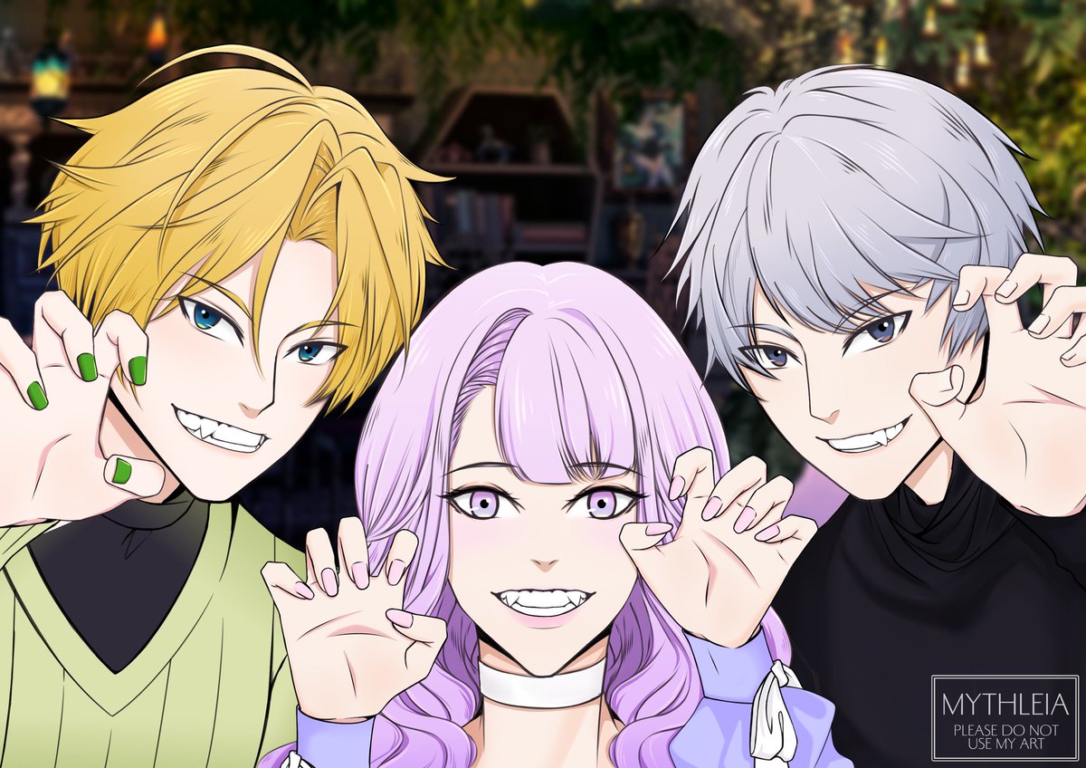 mythleia's tweet photo. They took a photo together using cat filter after "Satan the Cat" conversation! (๑˃́ꇴ˂̀๑)
And it's my oc mc, Shea. I'm working on her information details, will post it soon (*´ ˘ `*)♡
#obeymefanart #obeyme #obeymesatan #obeymemcoc #obeymesalomon #catfilter #devildom https://t.co/RonqjXn13t